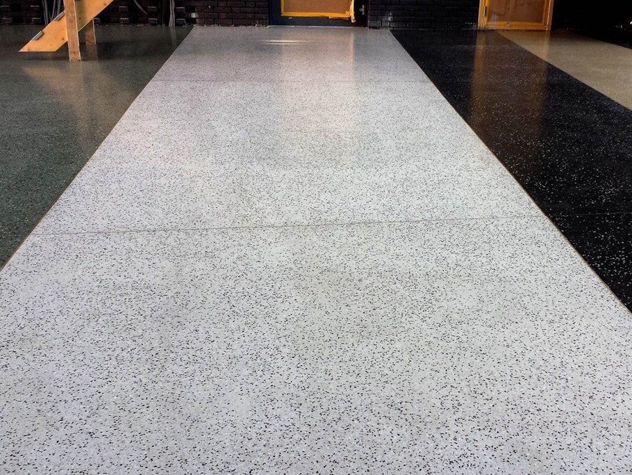 Наливной бетонный пол терраццо