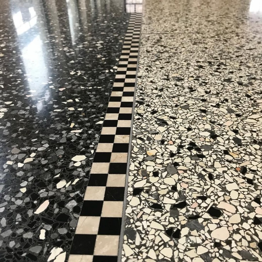 Мозаичные полы терраццо