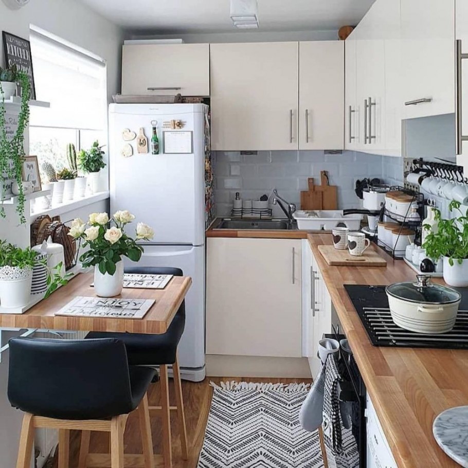 Кухня в желтом цвете