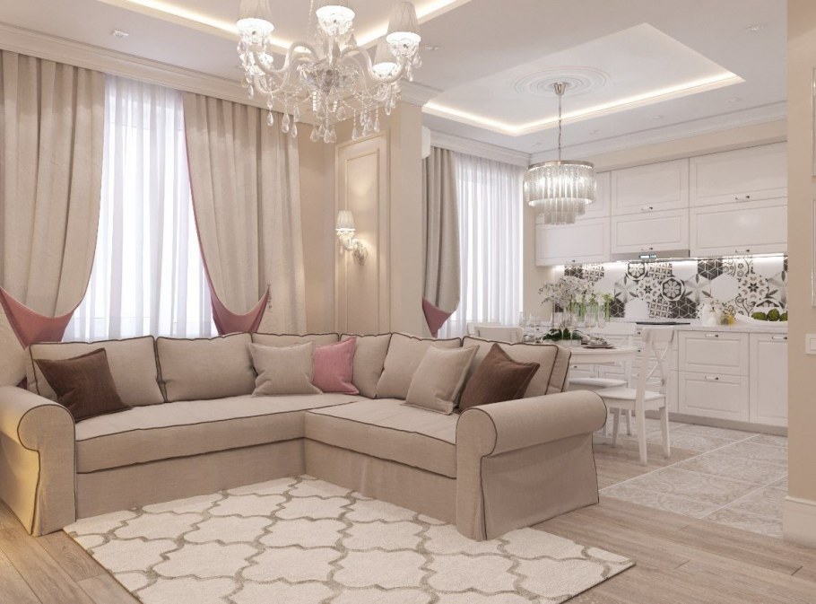 Кухня гостиная