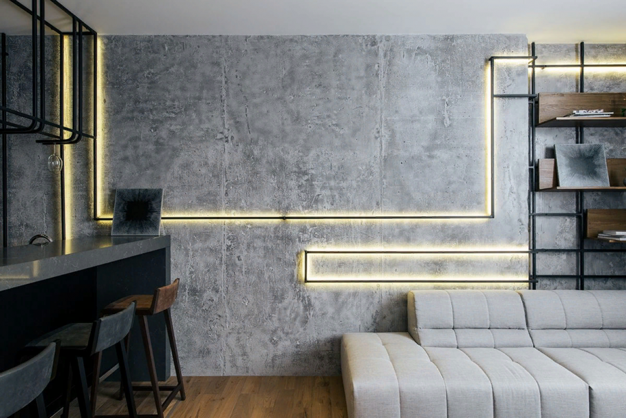 Лофт бетон (Loft beton) фактурная штукатурка