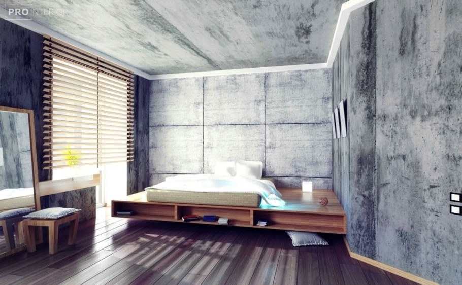 Лофт цементная штукатурка