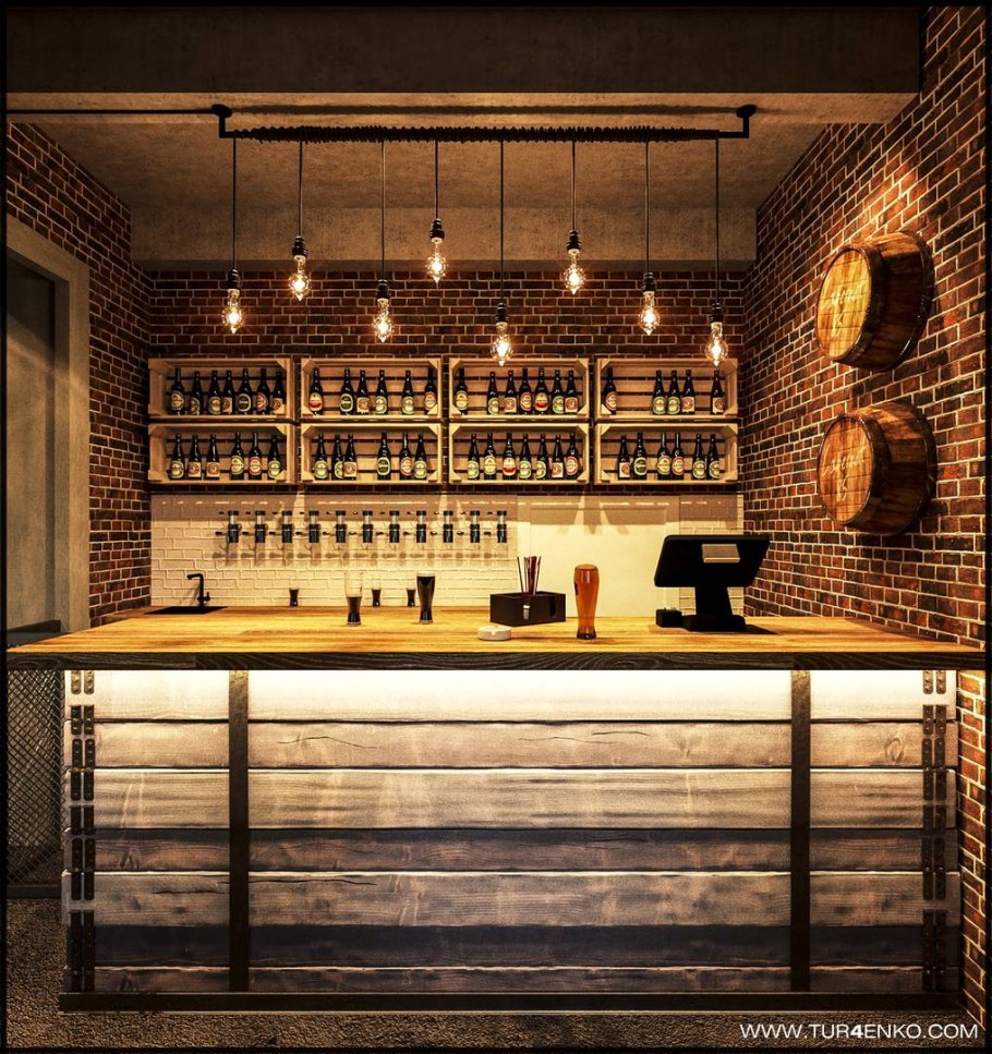 Интерьер пивного магазина