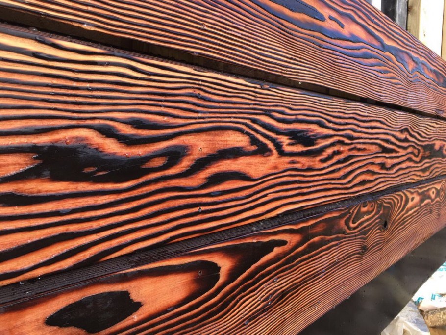 Shou Sugi ban мебель