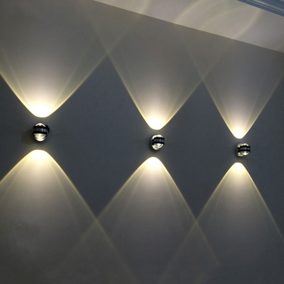 6w Aluminum COB Wall Lights Outdoor Waterproof