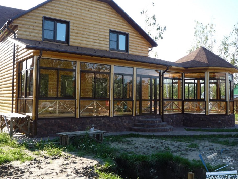 Палаццо остекление террасы