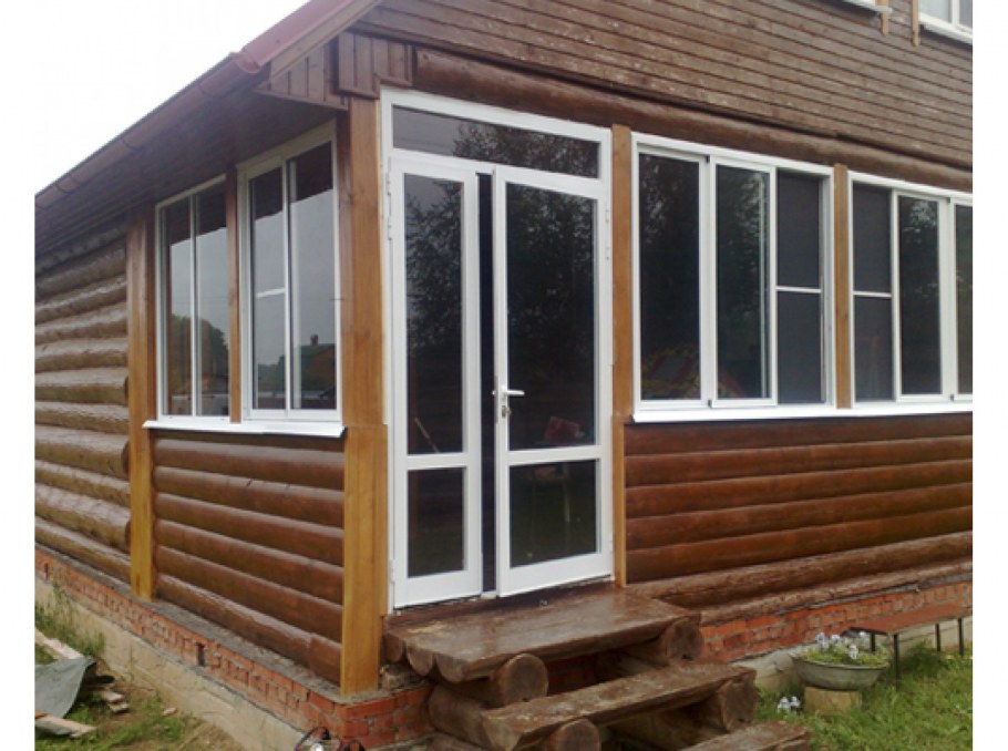 Веранда закрытая пристроенная