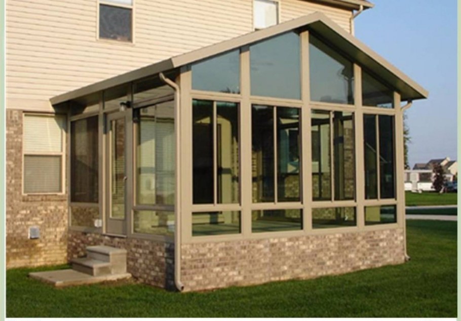 Красивые застекленные веранды