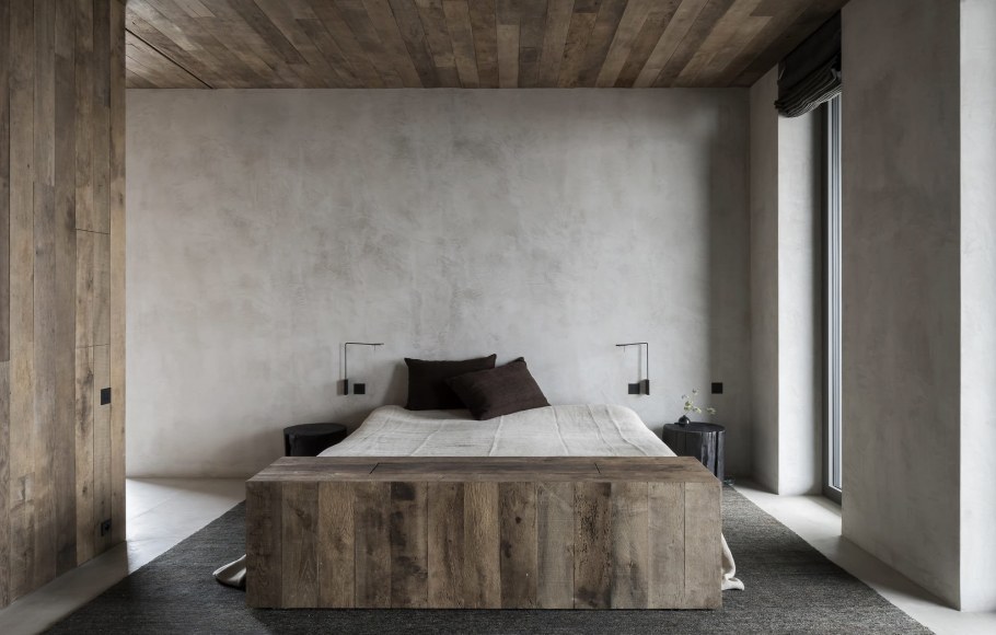 Бетон в интерьере квартиры