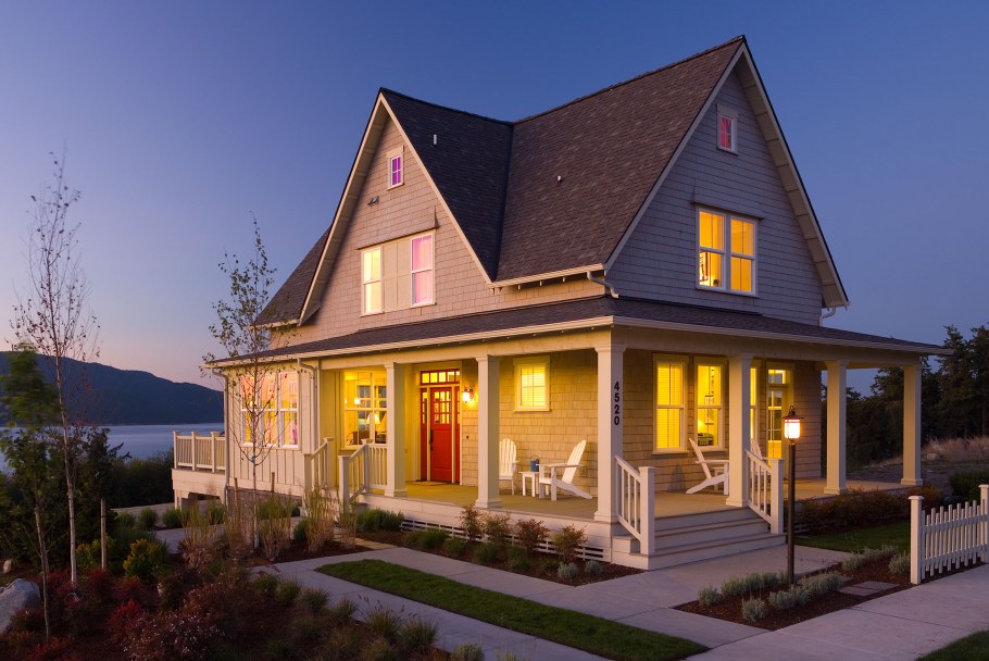 Дом из бруса проекты Скандинавия 130м2