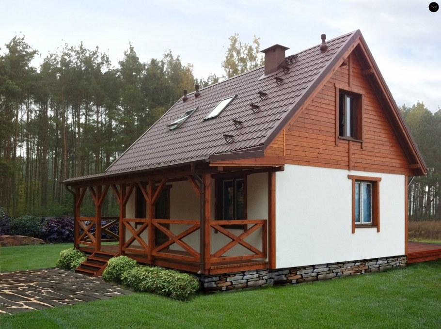 Терраса из бруса 150