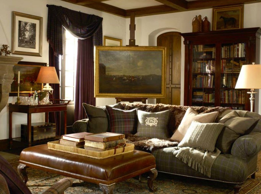 Стиль Ральф Лорен в интерьере