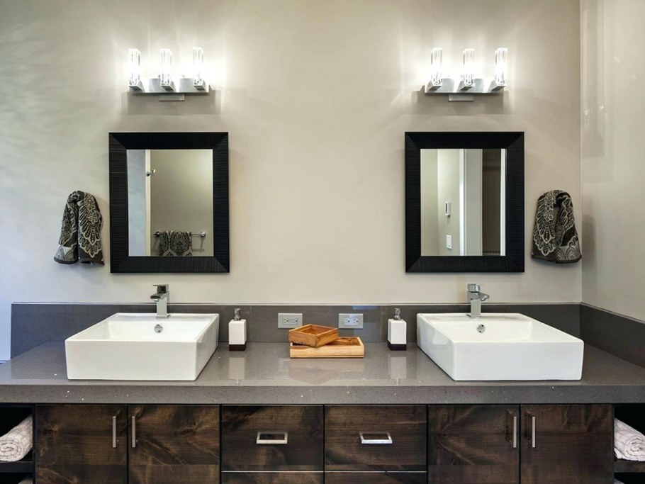 Деревянная столешница в ванную