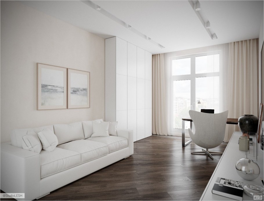 Белый интерьер