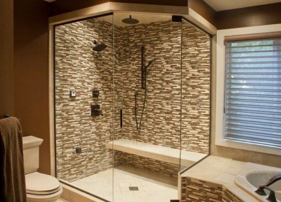 Ванная 3м2 лофт с душевой кабиной