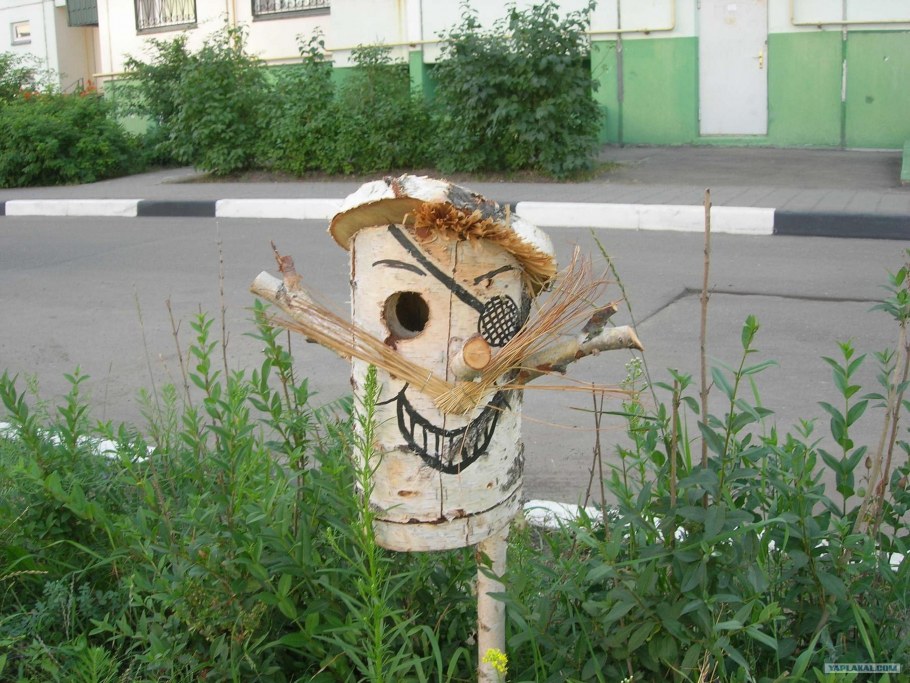 Изделия из брёвен для сада