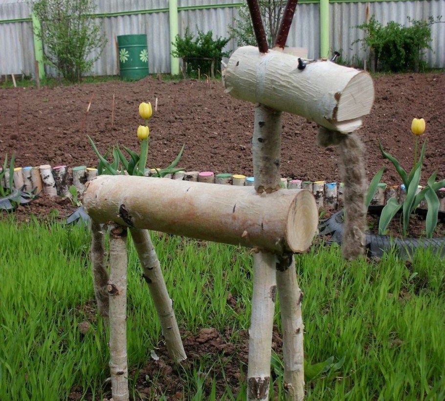 Декор для сада из березы