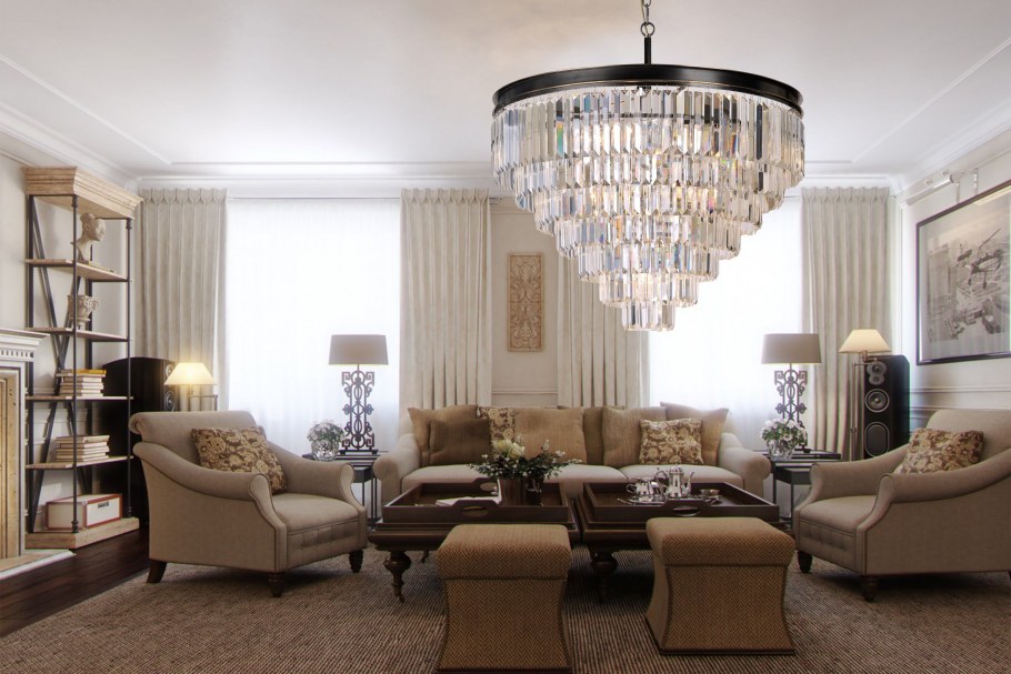 Luxury Modern Odeon Chandelier