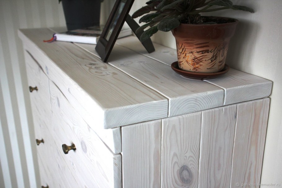 Белая морилка по дереву