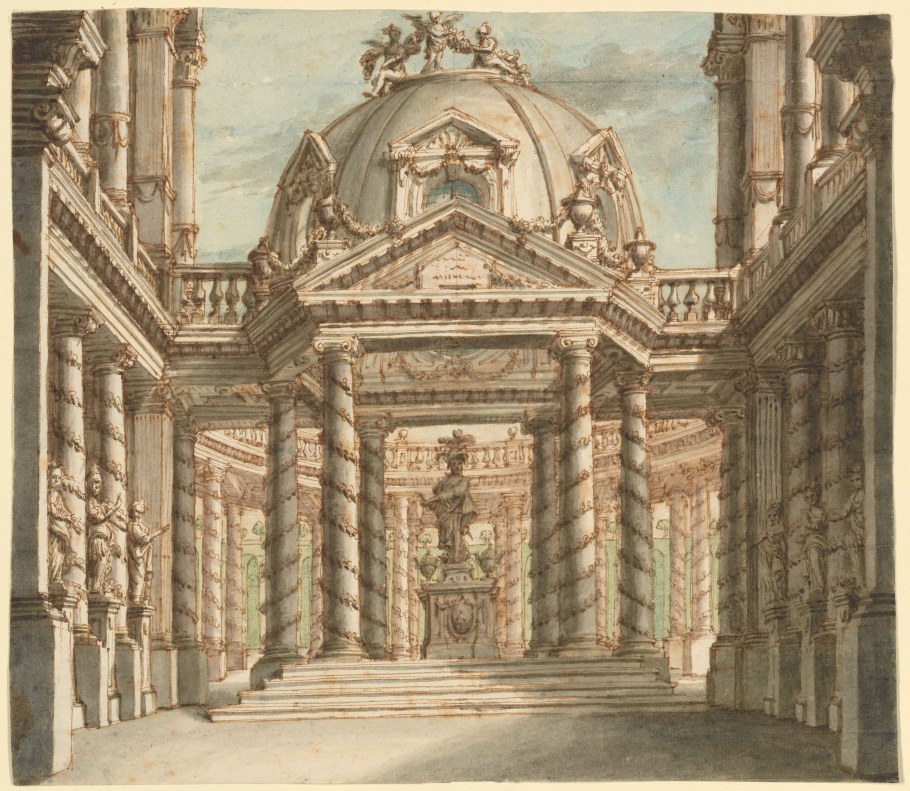 Германия Брюль дворец Аугустусбург внутри