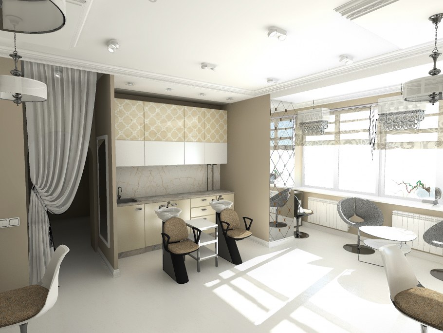 Интерьер парикмахерской