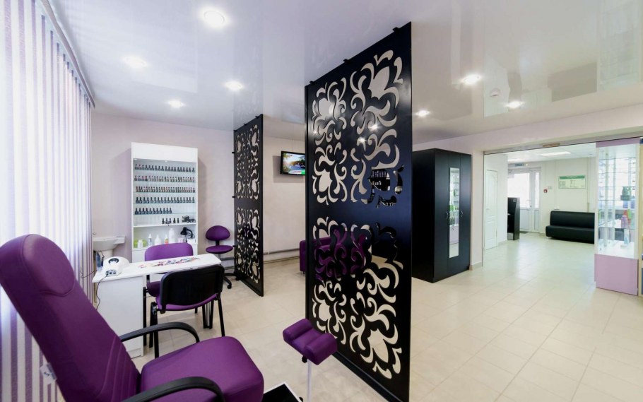 Декор интерьера салона красоты