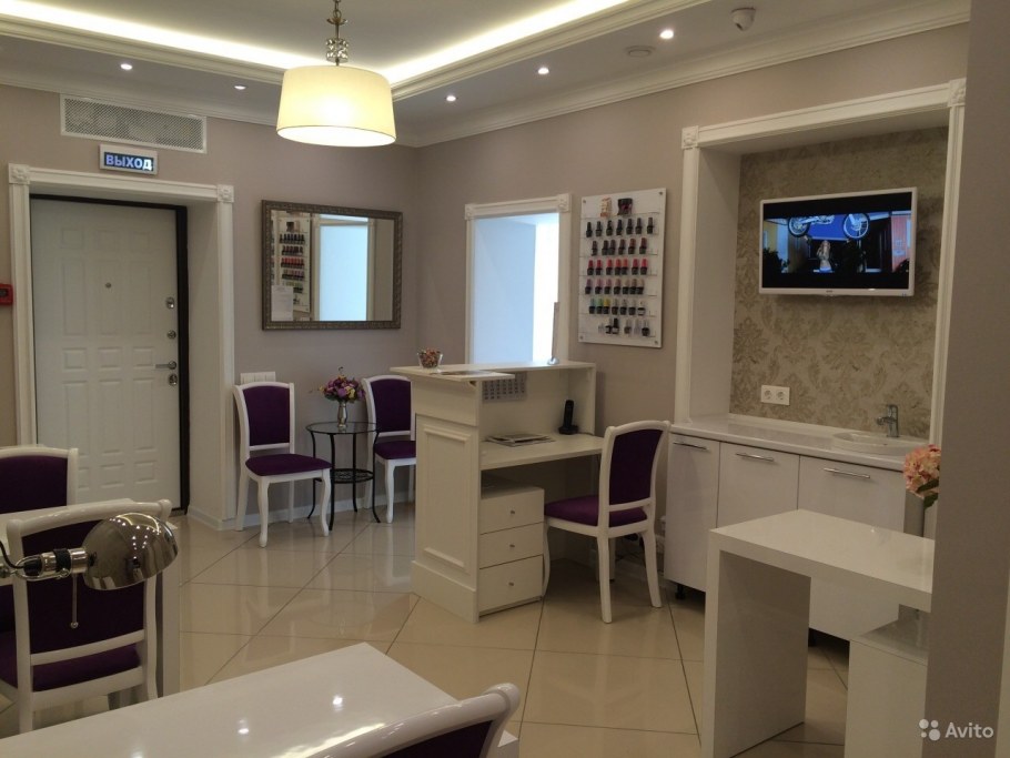 Интерьер салон красоты 40кв