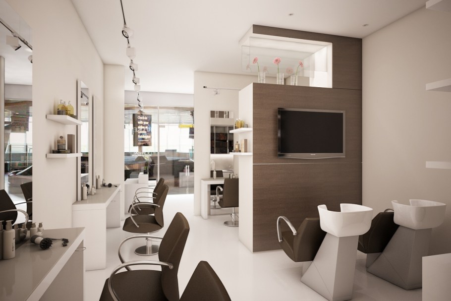 Интерьер парикмахерской