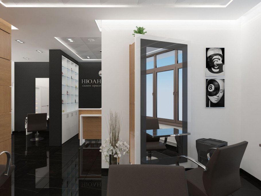 Маленький салон красоты интерьер