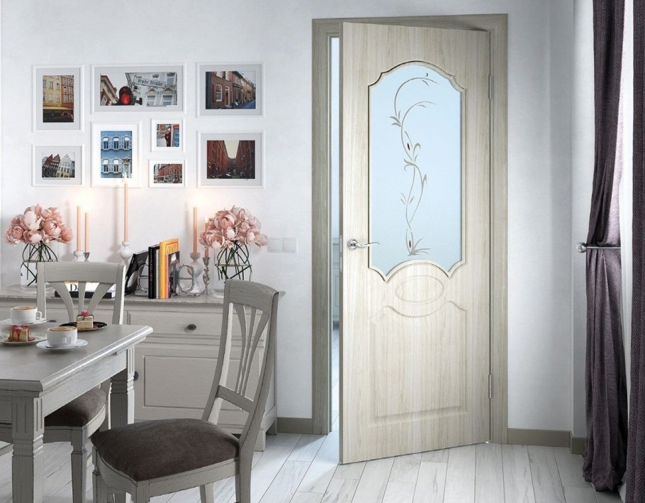 Дверь Торрес ясень сонома фото в интерьере