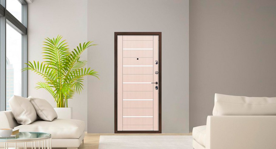 Светлые двери в интерьере