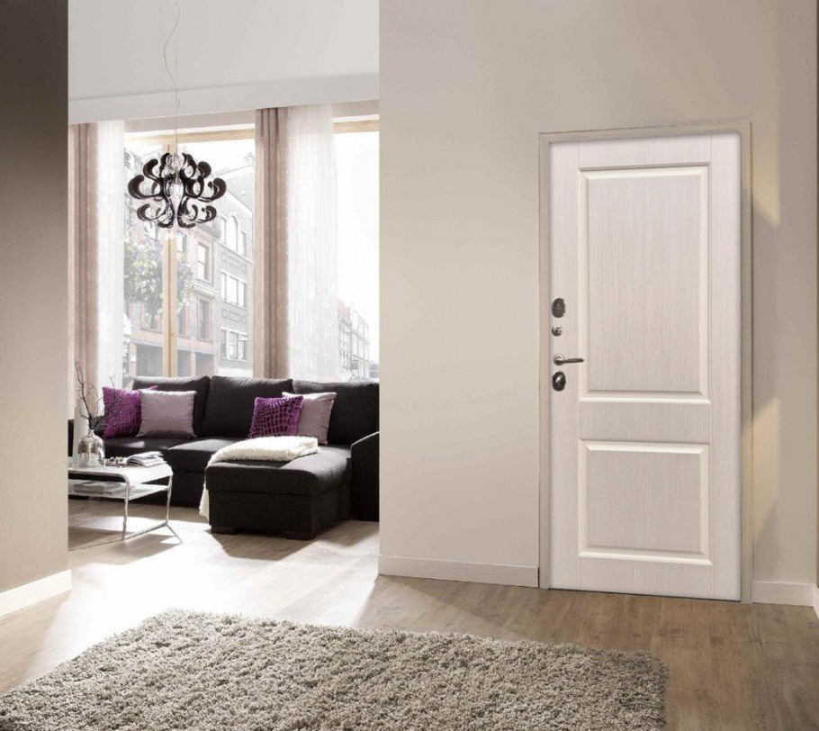 Двери под дерево в интерьере