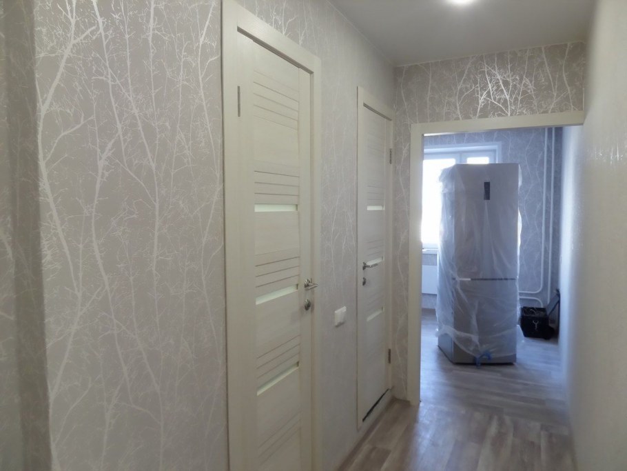 Двери межкомнатные беленый дуб классика