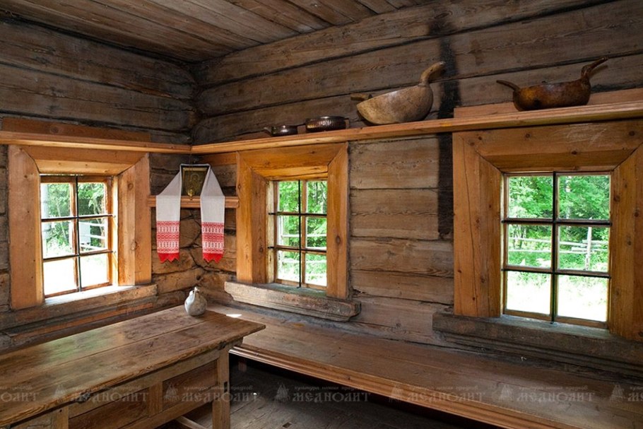 Спальня в избе