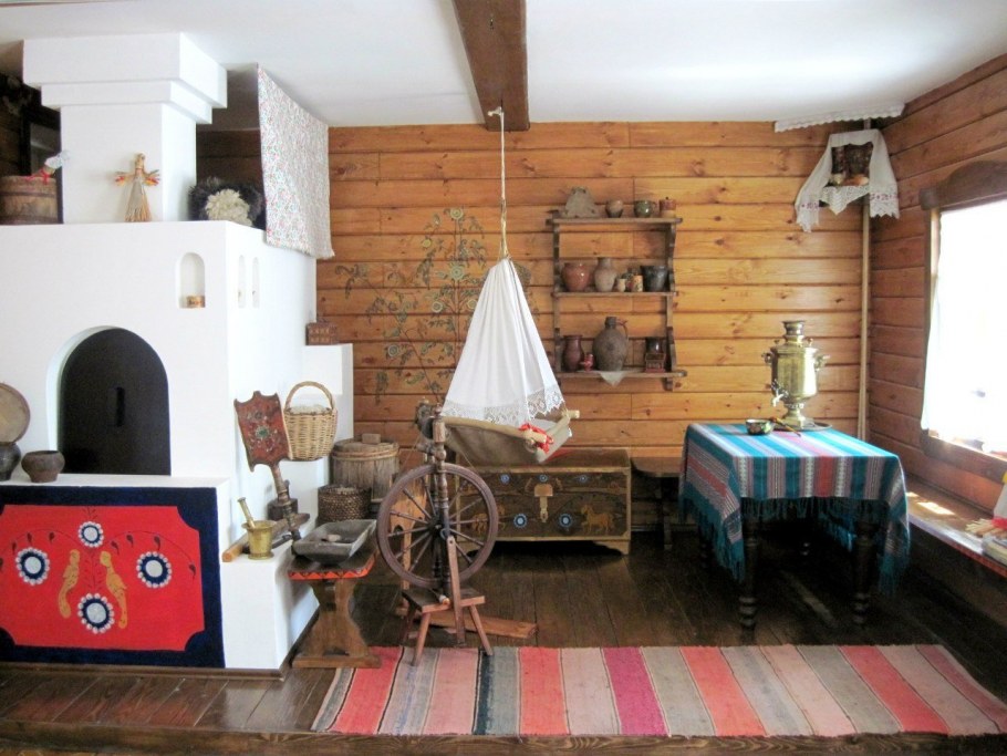 Интерьер в стиле русской избы