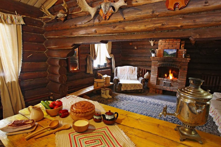 Русская изба в древней Руси