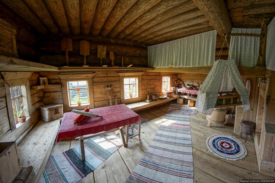 Русская изба Терем изнутри