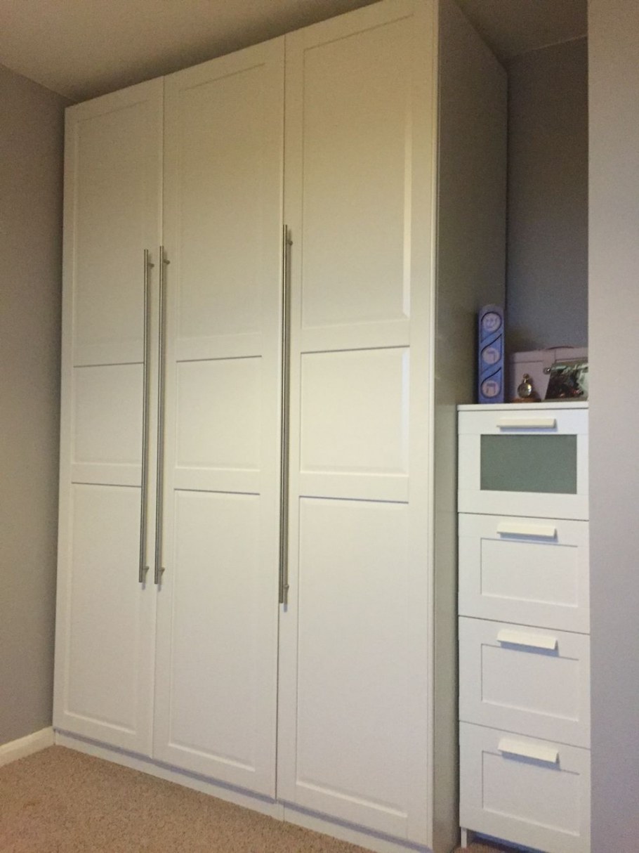 ПАКС гардероб белый ФОРСАНД белый 150x60x236 см