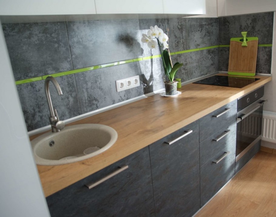 Скиф дуб Бунратти белая кухня