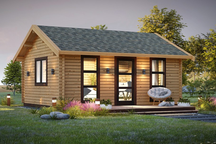 Небольшой деревянный домик