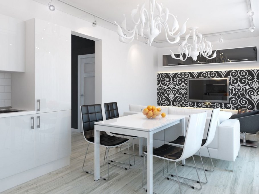 Кухня столовая в современном стиле