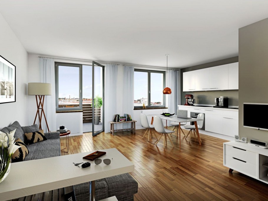 Квартира с террасой в Германии