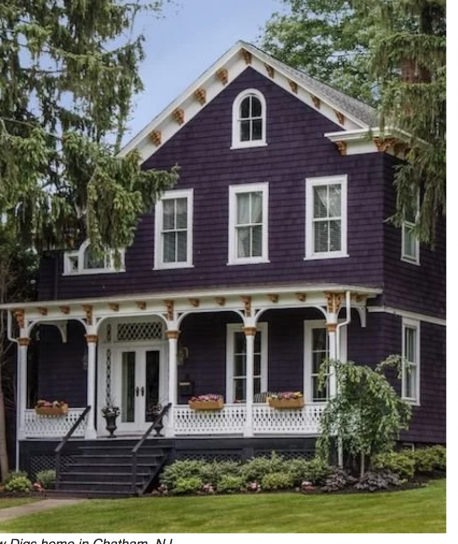 Необычные цвета домов