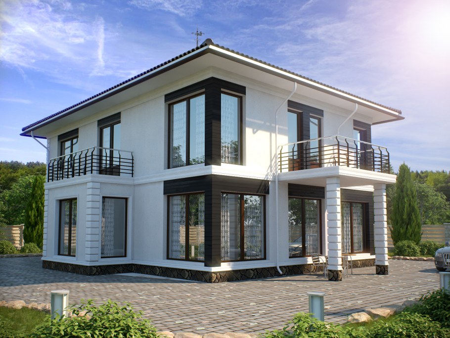 Двухэтажный дом