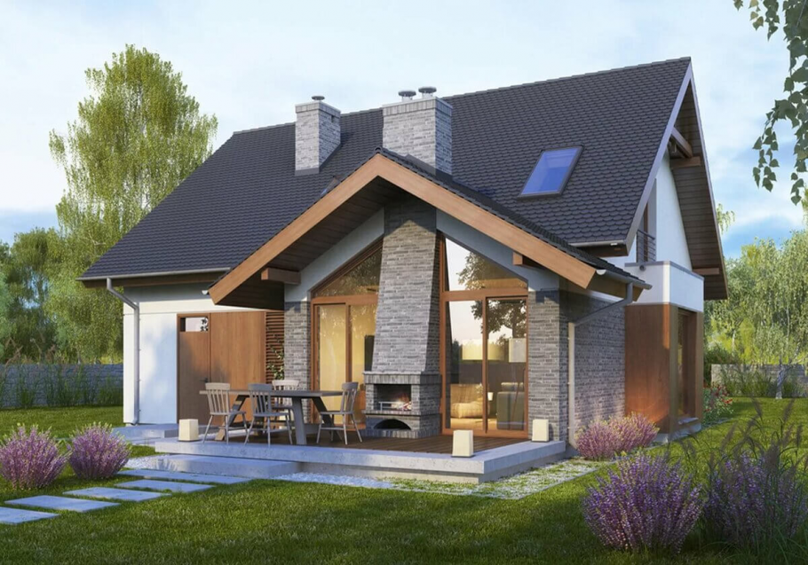 Современный загородный дом