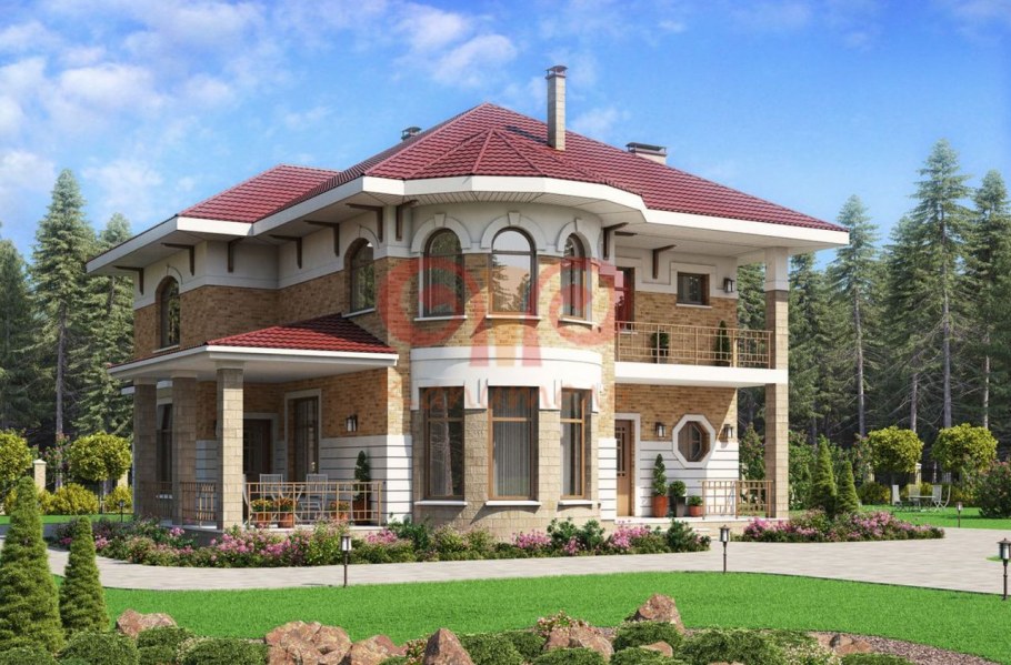 Дагестанский камень облицовка особняк