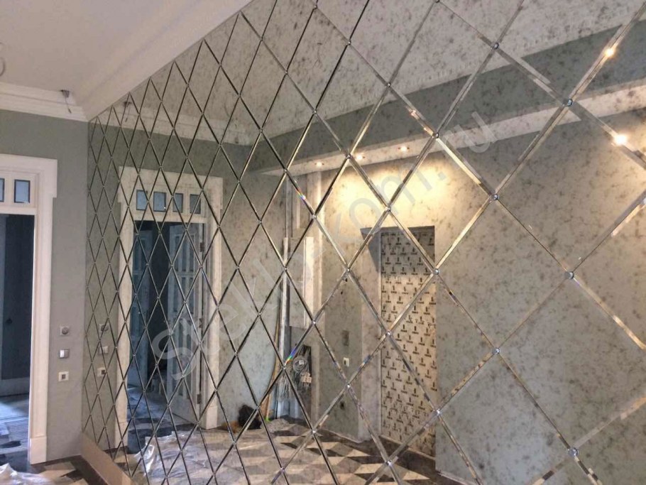 Фацетированная плитка зеркальная