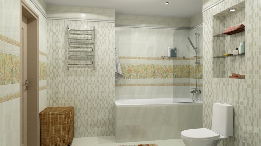 Плитка настенная Wood «шевро» 35x25