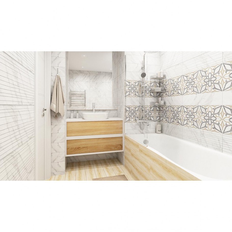 Керамогранит Wood Natura 15х60 см 1.36 м цвет бежевый