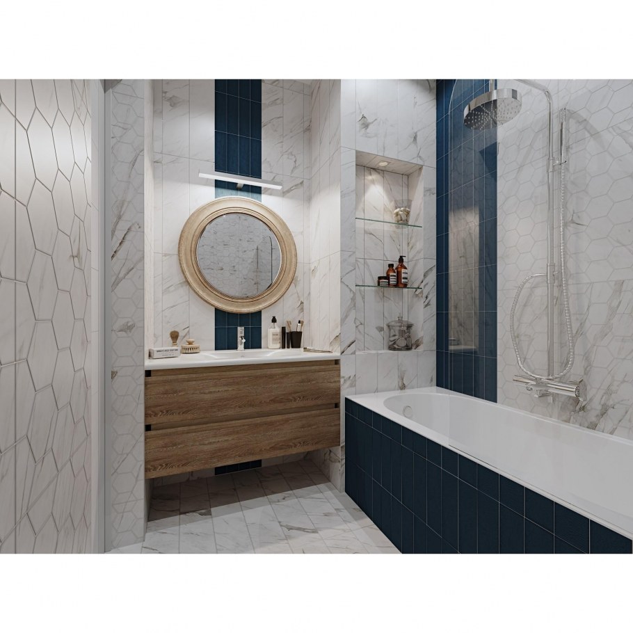 Плитка Marble гексо